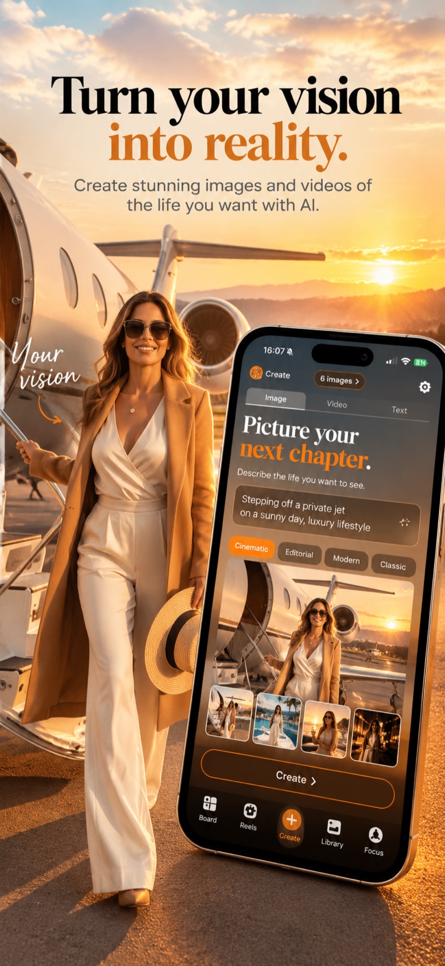 Turn your vision into reality: create AI images of yourself